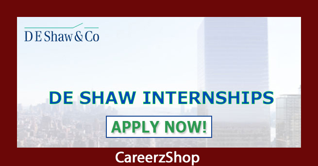 De Shaw Internship De Shaw Internship